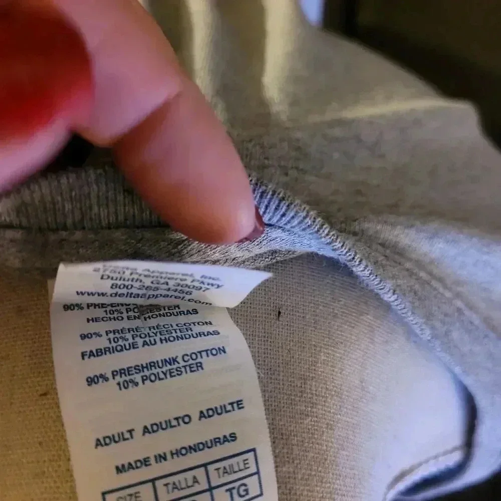 Unisex short‎ sleeve grey T-shirt - Picture 5 of 5